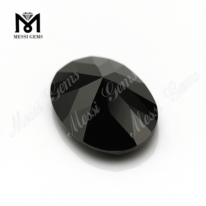 Zirconia cubica nera della pietra preziosa sciolta di alta qualità di forma ovale 7*9