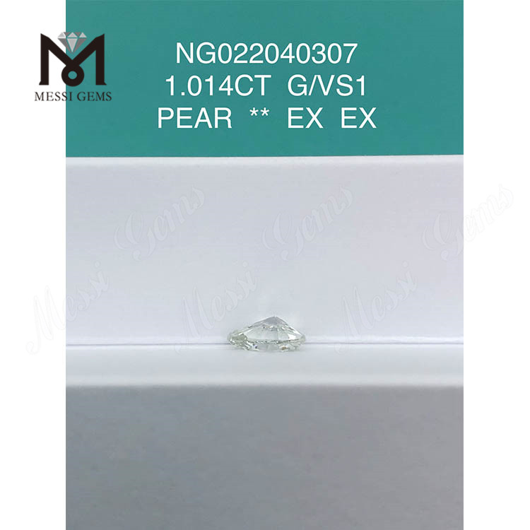 1.014 carati Diamante pera coltivato in laboratorio sciolto all\'ingrosso G VS1