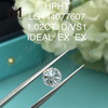 1,02 carati D VS1 Rotondo BRILLANTE IDEALE Diamanti artificiali nuovi di grado taglio