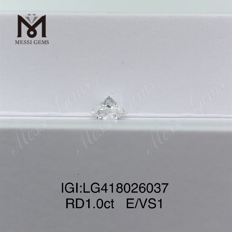 1 carato E/VS1 EX VG diamante coltivato in laboratorio Rotondo 