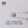 Diamante VVS cvd da 1,02 ct Diamante artificiale Ronnd Cut 3EX in stock