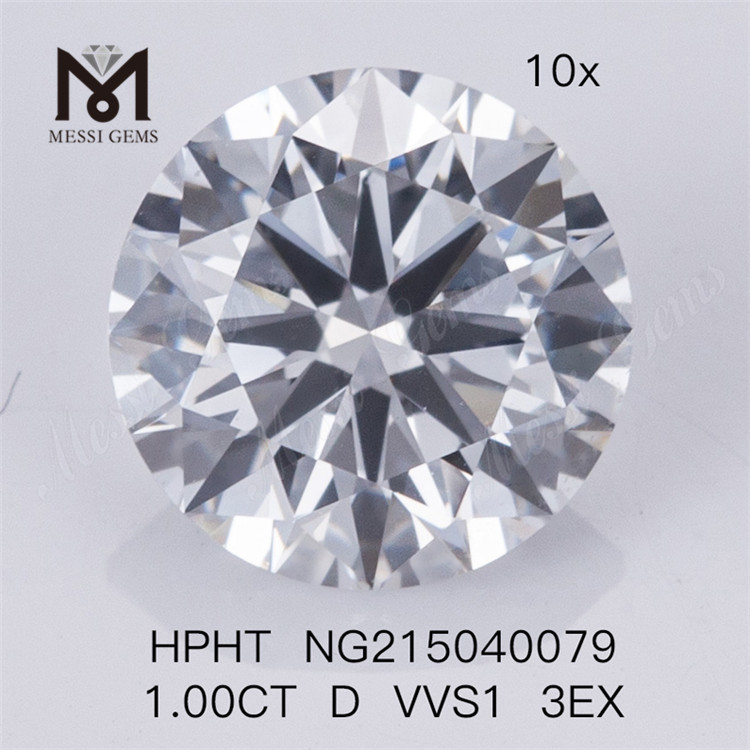 Diamanti HPHT 1.00CT RD forma D VVS1 3EX Lab