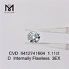 Diamante 1.11ct D cvd Prezzo all\'ingrosso IF 3EX diamante artificiale in vendita