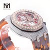 Design personalizzato per orologio da uomo in moissanite con diamanti ghiacciati