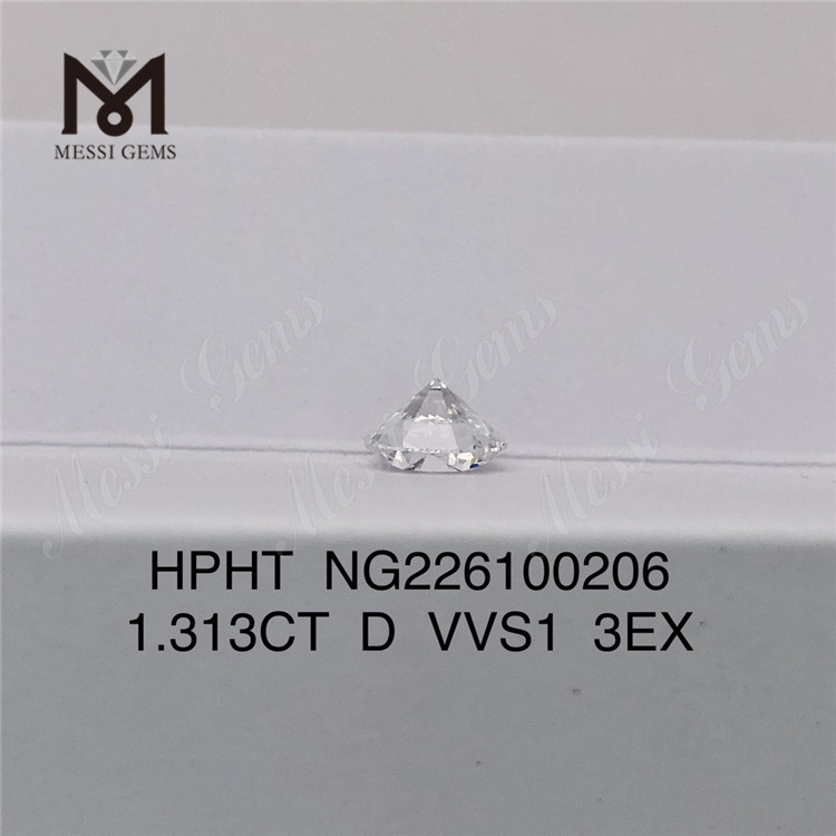 1.313CT D HPHT diamante artificiale VVS1 3EX prezzo produttore di diamanti coltivati ​​in laboratorio