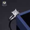 Anello di fidanzamento con pietra di diamante grande di lusso di vendita calda per le donne
