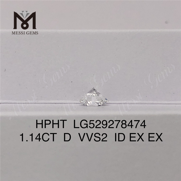1,14 ct D VVS2 ID EX EX Diamanti artificiali rotondi della migliore qualità