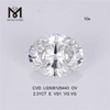 2.31ct E ov cvd diamante all\'ingrosso OVALE diamanti sintetici sciolti in vendita
