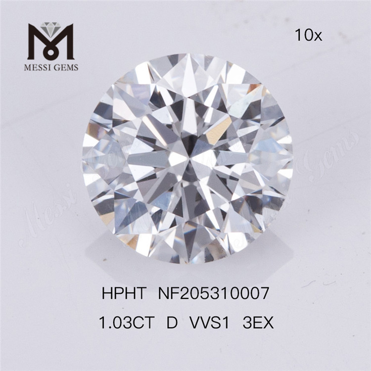 prezzo all'ingrosso 1,03 ct D VVS1 RD diamanti artificiali economici