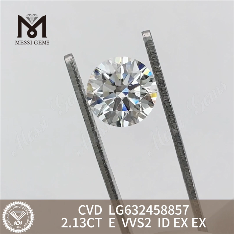 2.13CT E VVS2 ID EX EX CVD Diamanti lavorati da 2 ct LG632458857