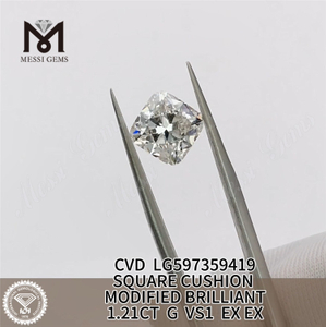 1.21CT G VS1 cu diamante coltivato in laboratorio prezzo per carato Coscienza ambientale丨Messigems LG597359419 