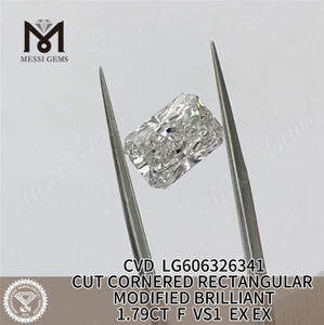 Diamanti classificati IGI RETTANGOLARI da 1,79 CT F VS CVD LG606326341 Perfezione impeccabile丨Messigems 