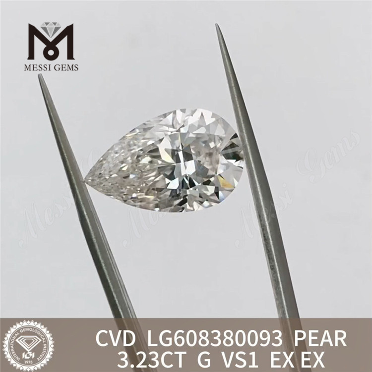 Certificato igi da 3,23 ct per diamante VS Diamanti CVD convenienti per designer di gioielli丨Messigems LG608380093