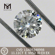 Diamante igi da 11 ct Diamante CVD Lab coltivato alla perfezione impeccabile丨Messigems LG605348998