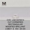 2,98CT TAGLIO RETTANGOLARE E VS1 CVD LG613376314