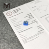 Diamanti coltivati ​​in laboratorio con taglio smeraldo blu da 6,02 CT VS1 CVD LG626468358丨Messigems 