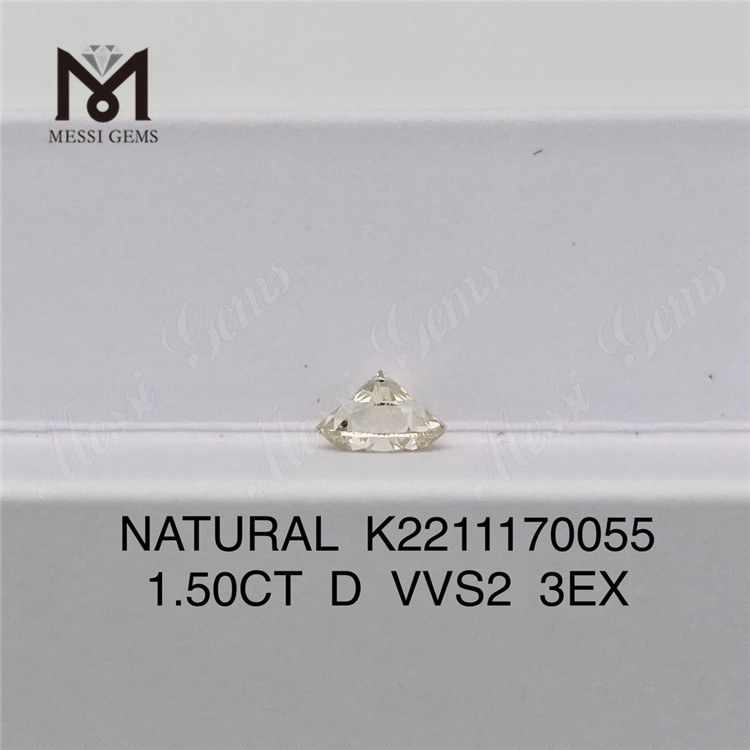 Diamanti naturali 1.50CT D VVS2 3EX K2211170055 in vendita Scopri gemme squisite丨Messigems