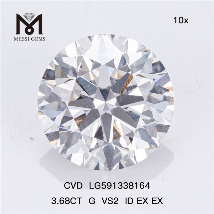 3.68CT G VS2 ID EX EX Diamanti CVD in massa che sbloccano opportunità di profitto LG591338164丨Messigems