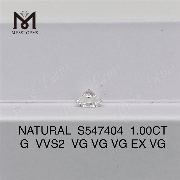 1.00CT G VVS2 VG Diamanti naturali Acquista eleva i tuoi design di gioielli S547404丨Messigems