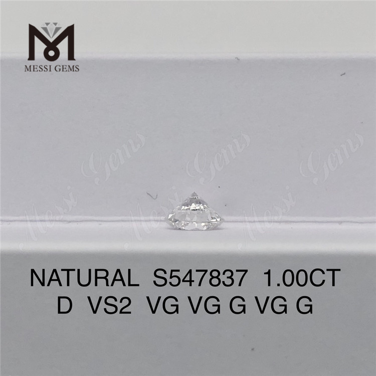 1.00CT D VS2 VG VG G VG G Splendidi diamanti naturali da 1 carato svelano il lusso S547837 丨Messigems