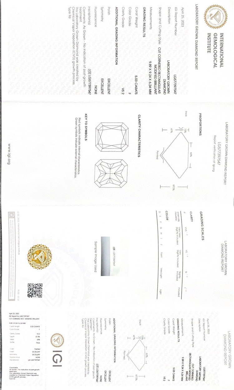 5.03ct Diamond IGI