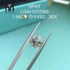 1,66 ct D/VVS Diamanti simulati da laboratorio a taglio rotondo 3EX