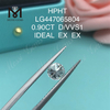 0,90 carati D Rotondo BRILLANTE IDEL Taglio vvs1 diamante creato in laboratorio