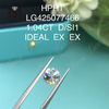 1.04 carati D/SI1 IDEAL EX EX diamante coltivato in laboratorio Rotondo 