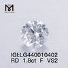 1,8 carati F VS2 3EX Diamanti rotondi coltivati ​​in laboratorio online