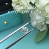 0.55CT D/VS1 diamante da laboratorio a taglio rotondo 3EX diamante coltivato in laboratorio prezzo all\'ingrosso