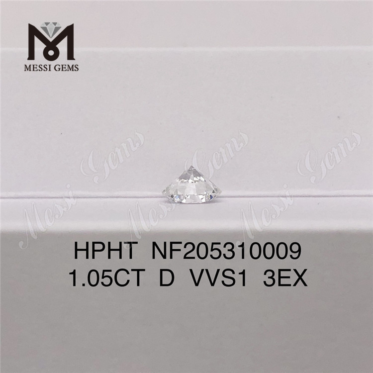 1.11ct D VS1 3EX Loose HPHT Man Made Diamond Lab Stock di fabbrica di diamanti 