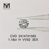 1.18ct H rd lab diamond 3EX vvs acquista diamanti cvd prezzo di fabbrica online