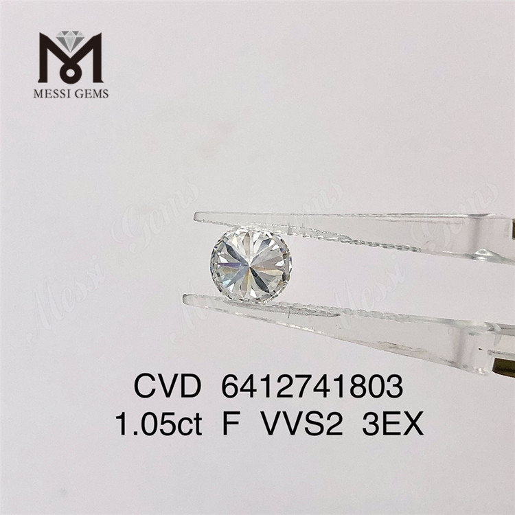 1.05ct VVS cvd diamante prezzo all\'ingrosso F 3EX uomo mande diamante in vendita