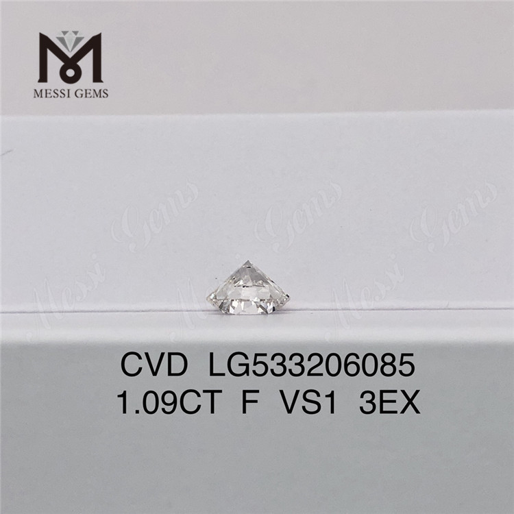 Diamante artificiale rotondo da 1,09 ct D VVS1 Diamante Cvd 3EX all\'ingrosso