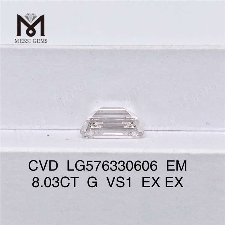 8.03CT G VS1 EX EX EM laboratorio creato diamante simulato CVD LG576330606