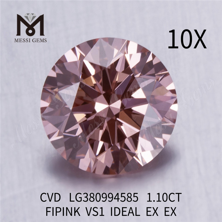 1.10CT FIPINK VS1 IDEAL EX EX cvd diamante all'ingrosso LG380994585 