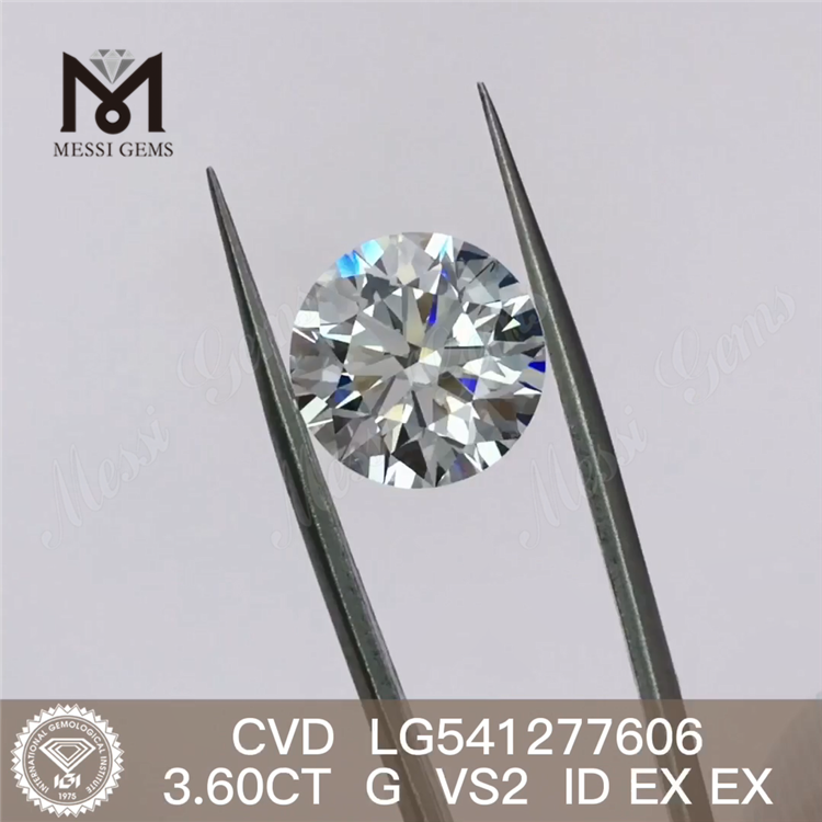 3.6CT G vs2 diamante da laboratorio sciolto RD Diamanti taglio cvd prezzo all'ingrosso