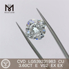 3.6CT E cu cvd fornitori di diamanti coltivati ​​in laboratorio vs2 diamante CVD all\'ingrosso in vendita