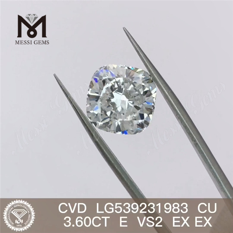 3.6CT E cu cvd fornitori di diamanti coltivati ​​in laboratorio vs2 diamante CVD all'ingrosso in vendita