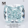 Fornitori di diamanti coltivati ​​in laboratorio verde blu fantasia all\'ingrosso con diamante cvd da 2,06 ct