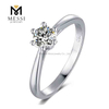 Anello eternità moissanite in argento 925 coppia di alta qualità a prezzo intero