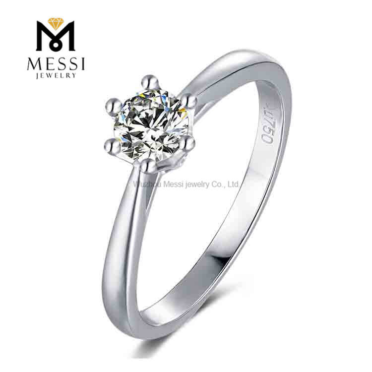 Anello eternità moissanite in argento 925 coppia di alta qualità a prezzo intero