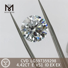 4.42CT E VS1 ID 4ct diamante cvd Brillantezza ecologica LG597359298 丨Messigems