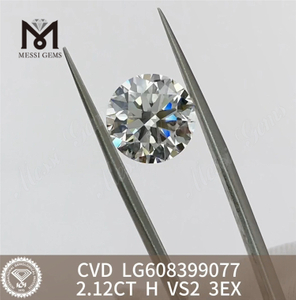 2.12CT H VS2 Diamanti realizzati in laboratorio su misura prezzo all'ingrosso CVD LG608399077丨Messigems