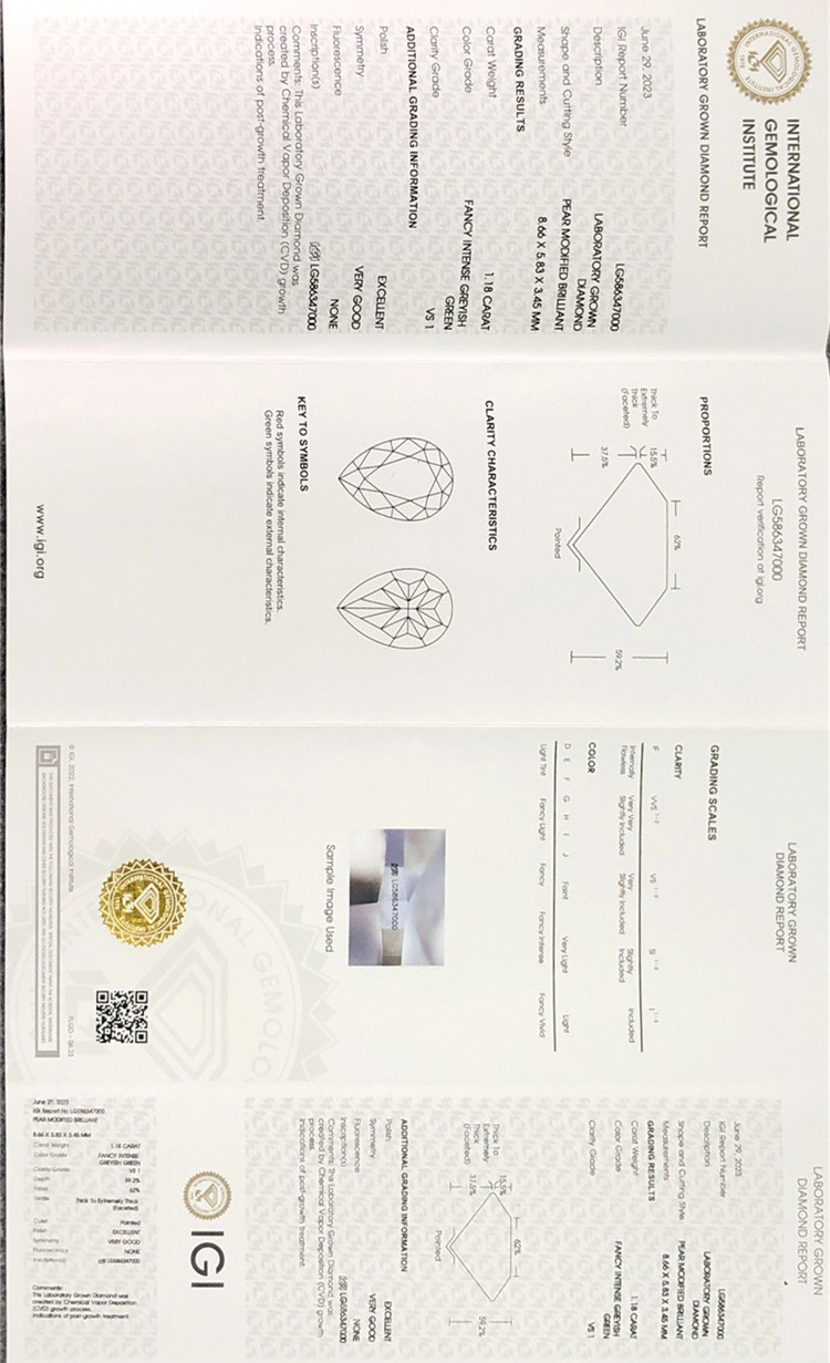 prezzo del diamante cvd verde