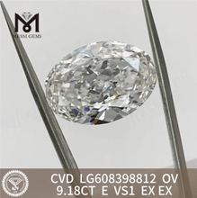9.18CT E VS1 OV Diamanti da laboratorio certificati igi Brilliance certificata IGI丨Messigems LG608398812