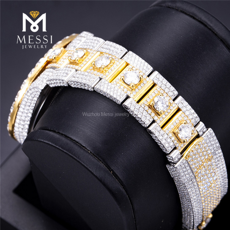 orologi moissanite in oro bianco economici