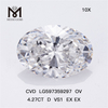 4.27CT D VS1 EX EX Diamanti OV CVD di alta qualità per acquirenti all\'ingrosso all\'ingrosso CVD LG597359297丨Messigems