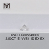 Diamanti certificati Igi da 3,50 ct E VVS1 CVD da 3 ct Brillantezza all'ingrosso LG605349005丨Messigems