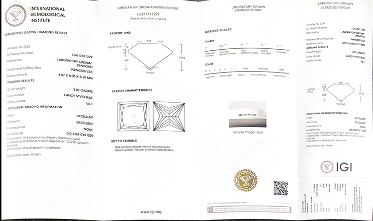 Costo del diamante da laboratorio vs1